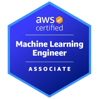 Odznak certifikátu AWS Certified Machine Learning Engineer - Associate